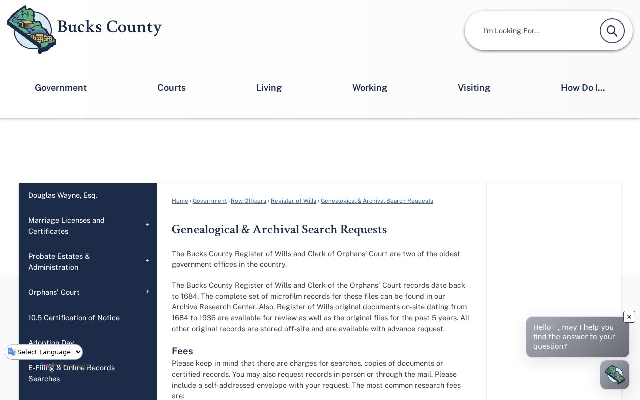 Northampton Township city directory research through Bucks County genealogical requests
