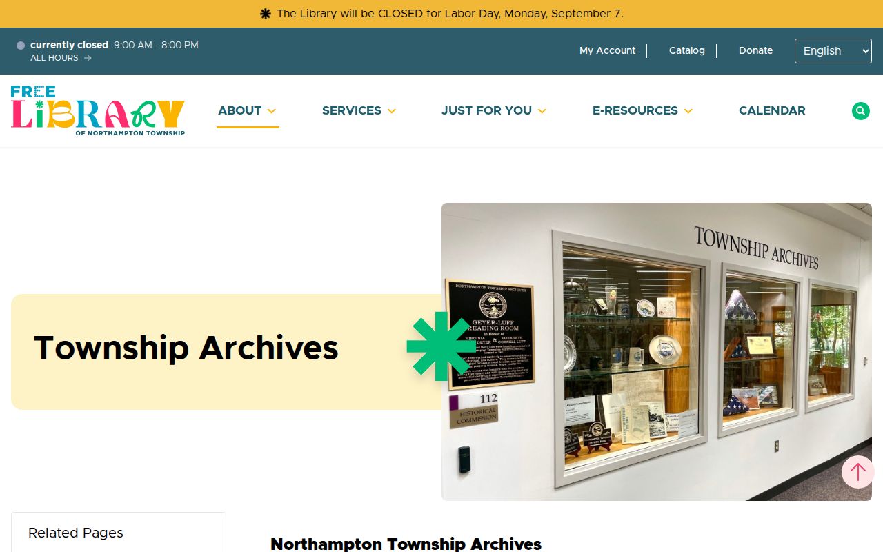 Northampton Township city directory research at the Township Archives