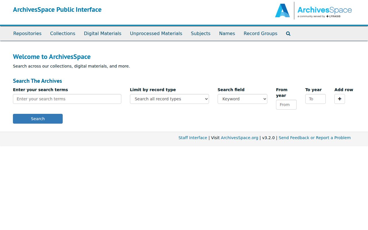 Northampton Township city directory archive catalog search screen